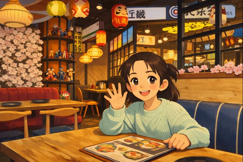 Pepa estilo Ghibli en Buga Ramen